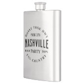 Mannen Liquor Country Western Steel Classic Flask Flacon (Links)