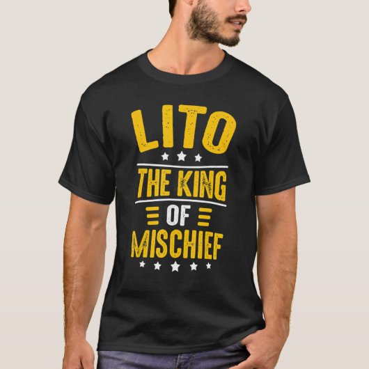 Mannen lito idee voor mannen schattige opa lito ko t-shirt (Voorkant)