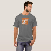 Mannen Logo Donkere T-shirt (Voorkant volledig)