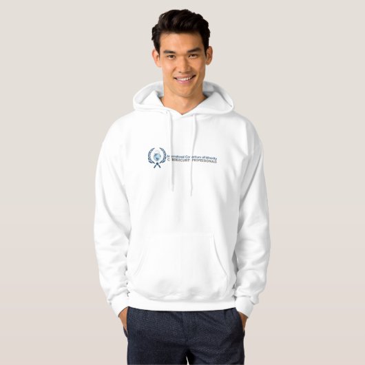 Mannen Logo met een standaard overtrokken sweatshi Hoodie (Voorkant volledig)