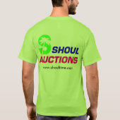 Mannen Logo T Shirt, Limoen T-shirt (Achterkant)