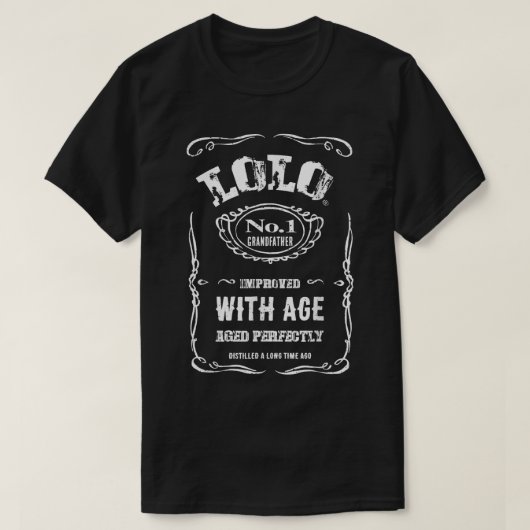 Mannen Lolo Filipino grootvader T-shirt (Design voorkant)