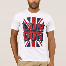 Mannen London Flag T-shirt / White