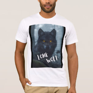 mannen (Lone Wolf Design) T-shirt