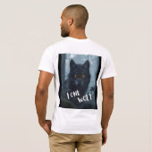 mannen (Lone Wolf Design) T-shirt (Achterkant volledig)