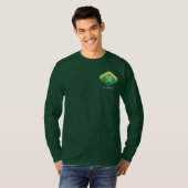 Mannen Long Sleeve Shirt Company Logo Branded (Voorkant volledig)
