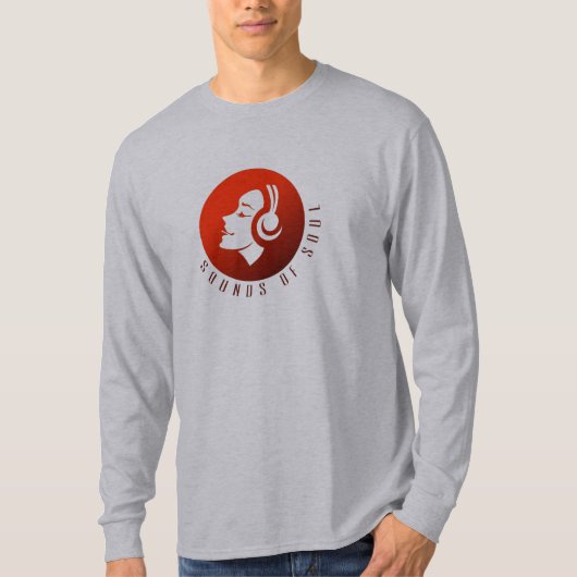 MANNEN LONG SLEEVE W/LOGO T-SHIRT (Voorkant)