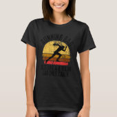 Mannen loopvader Marathon Runner Vaderdag T-shirt (Voorkant)