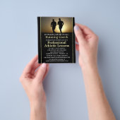 Mannen lopen, Athletics Lesson Adverteren Flyer (Hand)