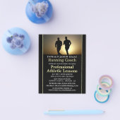 Mannen lopen, Athletics Lesson Adverteren Flyer (Enkel)