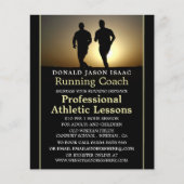 Mannen lopen, Athletics Lesson Adverteren Flyer (Voorkant)