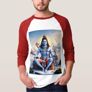 Mannen Lord Shiv T-Shirt - Spiritueel Hindoe Desig
