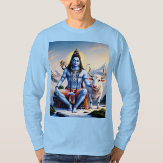 Mannen Lord Shiv T-Shirt - Spiritueel Hindoe Desig