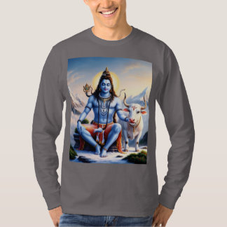 Mannen Lord Shiv T-Shirt - Spiritueel Hindoe Desig