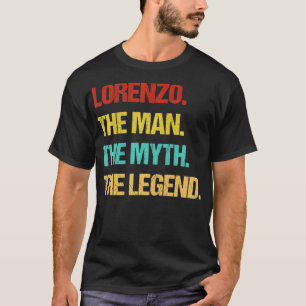 Mannen Lorenzo het Man de mythe de legende T-shirt