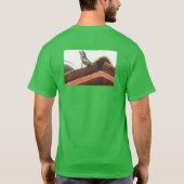 Mannen luiers eten insecten haiku t shirt (Achterkant)