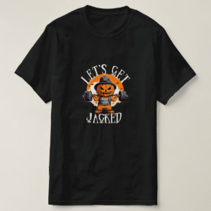 Mannen luiers krijgen een gejaagd pompoen Jack-O-L T-shirt