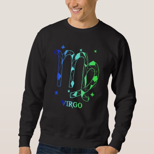 Mannen Maagd Zodiac 4 Trui (Voorkant)