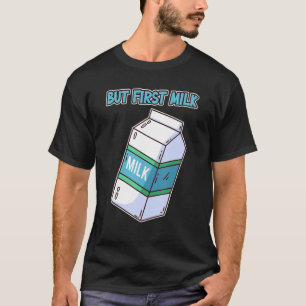 Mannen, maar aardbeien met eerste melk t-shirt
