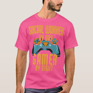 Mannen maatschappelijk werker voor het dagelijks s t-shirt