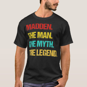 Mannen Madden Het Man de Mmythe de Legend T-shirt