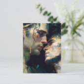 Mannen Madly in Love Briefkaart (Staand voorkant)