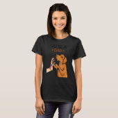 Mannen Magyar Vizsla Dog T-shirt (Voorkant volledig)