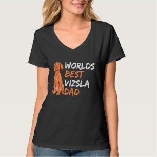 Mannen Magyar Vizsla ontwerp voor uw Vizsla vader T-shirt