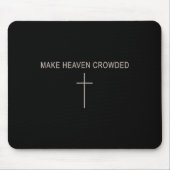 Mannen maken hemelse overvolle Christelijke broede Muismat (Voorkant)