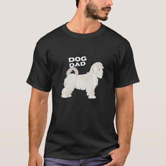 Mannen Maltese hond Man T-shirt (Voorkant)