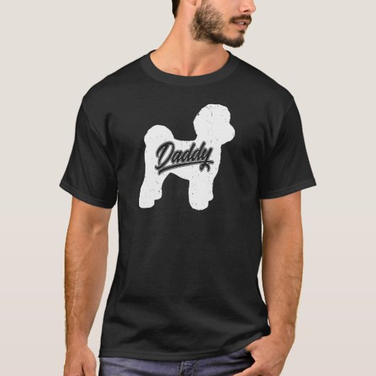 Mannen Maltese papa hondeneigenaar Papa vaders van T-shirt (Voorkant)