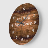 Mannen Man Cave Design Grote Klok (Hoek)