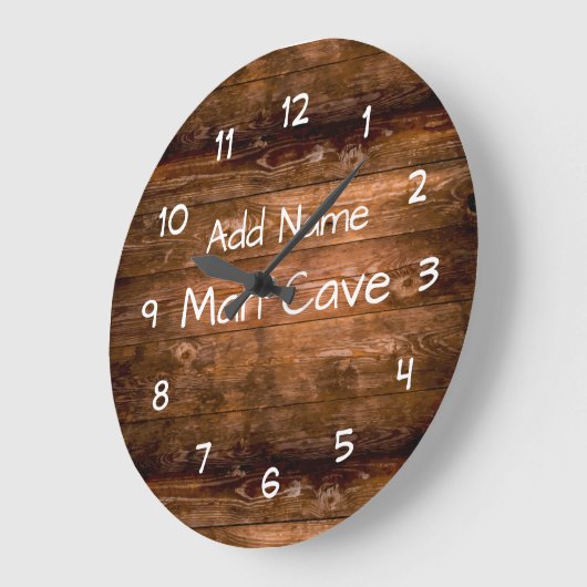 Mannen Man Cave Design Grote Klok (Hoek)