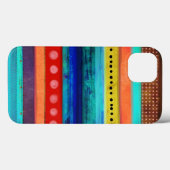 Mannen Man Grungy Striped Block Colours Case-Mate iPhone Case (Achterkant (horizontaal))