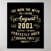 Mannen Man Myth Legend 21 augustus 2001 Poster (Voorkant)
