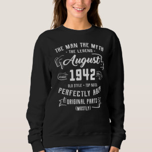 Mannen Man Myth Legend augustus 1942 80e verjaarda Trui