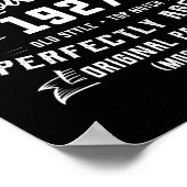 Mannen Man Myth Legend november 1927 95th Birthday Poster (Hoek)