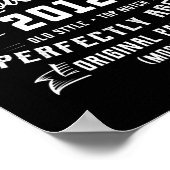 Mannen Man Myth Legend november 2012 10th Birthday Poster (Hoek)