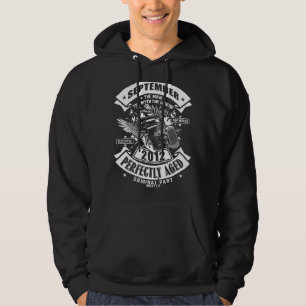 Mannen Man Myth Legend september 2012 10th Birthda Hoodie