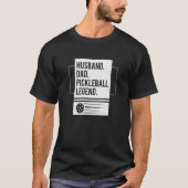 Mannen man Pap Pickleball Legend 1 T-shirt (Voorkant)