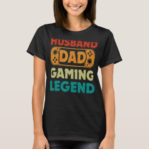 Mannen man Pap Video Game Legend Gaming Pap Fath T-shirt