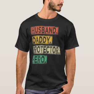 Mannen man papa beschermster pap Hero Fath T-shirt