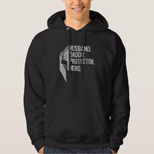 Mannen man Pappa Protector Hero Spartan G Hoodie