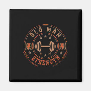 Mannen Man Sterkte Gym Shirt Vaderdag Cadeautje Magneet