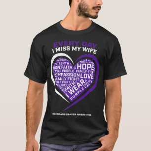 Mannen-man ter nagedachtenis van mijn vrouw-ancrea t-shirt