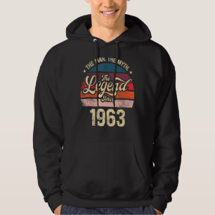 Mannen Man The Myth The Legend sinds 1963 Birth Hoodie