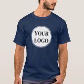 Mannen Man TShirt VOEG UW LOGO TOE WANNEER VROUW (Voorkant)