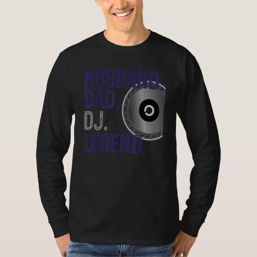 Mannen man vader DJ Legend - DJ Design T-shirt (Voorkant)