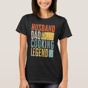 Mannen man vader koken legende beste vader retro t-shirt