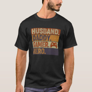 Mannen man vader vader Gamer Gaming Gift T-shirt